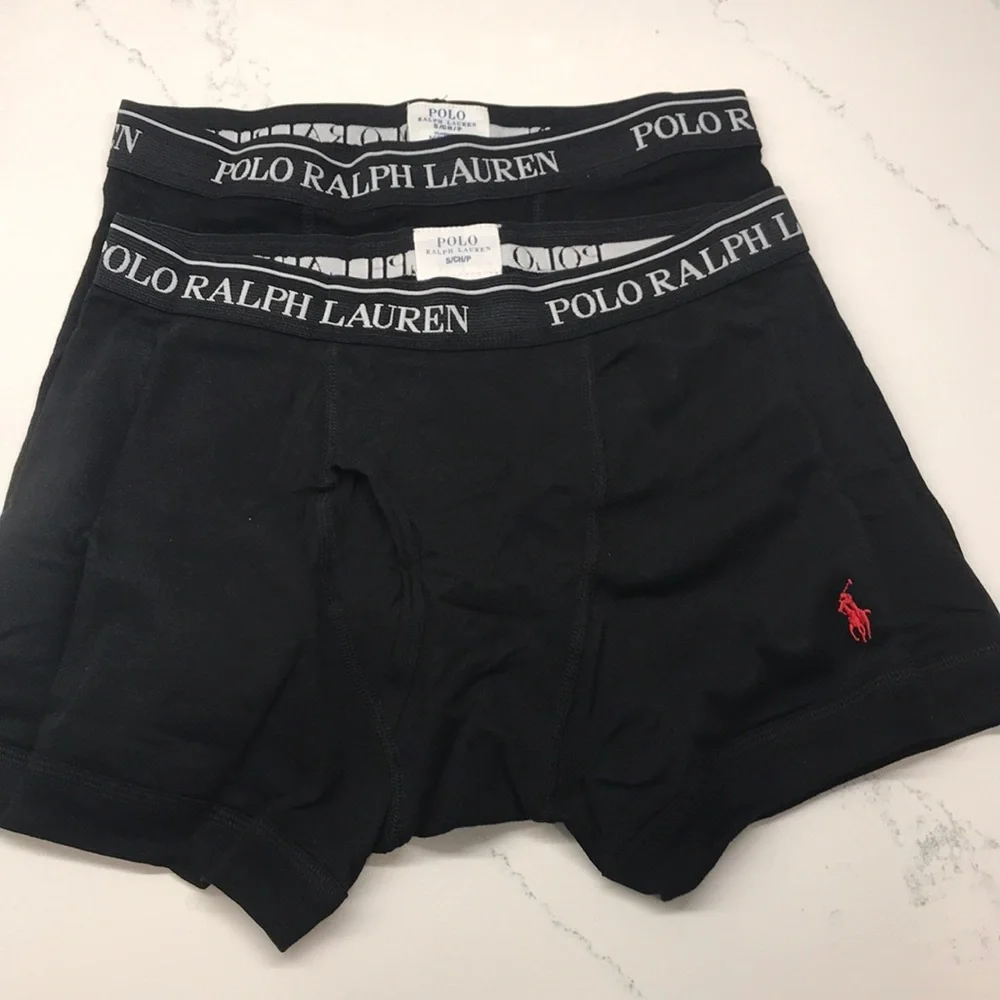 RALPH LAUREN NEW 2-Pack Cotton Boxer Briefs